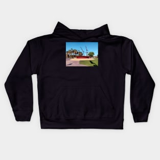 Palm Springs Architectural Fountain Kids Hoodie